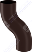 S-обвод Аквасистем 90 RR32 темно-коричневый