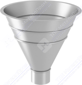 Воронка водосборная Аквасистем 90 RR21 светло-серый