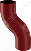 S-обвод Аквасистем 90 RR28 темно-красный