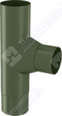 Тройник трубы Аквасистем 90 RR11 темно-зеленый