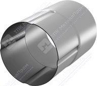 Соединитель трубы Аквасистем 100 RR21 светло-серый