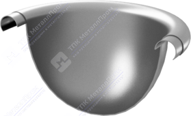 Заглушка желоба Аквасистем 125 RR21 светло-серый