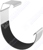 Соединитель желоба Аквасистем 150 RAL9010 белый