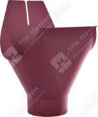 Воронка желоба Аквасистем 150 100 P363 вишня