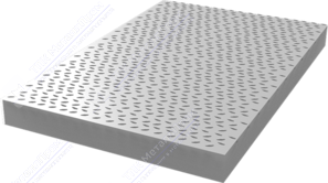 Лист рифленый 8 мм чечевица