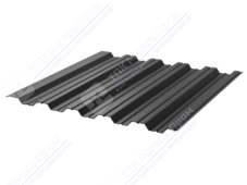 Профнастил полимер НС35 0,5 1000/1060 ПЭ RAL7024 серый графит