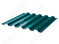 Профнастил полимер С44 0,45 1000/1047 ПЭ RAL5021 морская волна