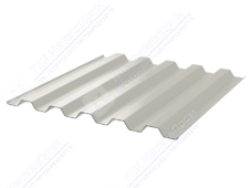 Профнастил полимер С44 0,5 1000/1047 ПЭ RAL9002 серо-белый