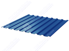 Профнастил полимер СП20 0,4 1100/1150 ПЭ RAL5005 сигнально-синий
