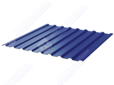 Профнастил полимер СП20 0,4 1100/1150 ПЭ RAL5002 ультрамарин