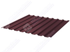 Профнастил полимер СП20 0,4 1100/1150 ПЭ RAL3005 красное вино