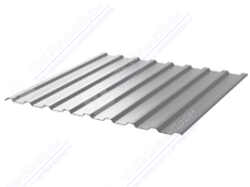 Профнастил полимер СП20 0,45 ТУ 1100/1150 ПЭ RAL7004 сигнально-серый