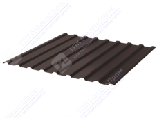 Профнастил полимер СП20 0,5 1100/1150 Стальной бархат RAL8017 шоколад