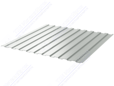 Профнастил полимер С8 0,5 1150/1200 ПЭ RAL7035 светло-серый