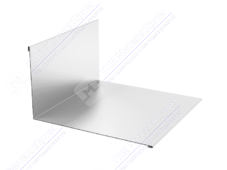 Планка примыкания верхняя 145 250 0,45 2м стандарт ПЭ RAL9003 сигнально-белый К-501