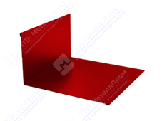 Планка примыкания нижняя 122 250 0,4 2м стандарт ПЭ RAL3011 коричнево-красный К-502