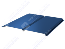 Сайдинг брус 330/355 0,45 ПЭ RAL5005 сигнально-синий