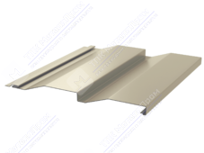 Сайдинг кораб доска 228/255 0,45 ПЭ RAL1015 светлая слон кость