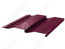 Сайдинг кораб доска 228/255 0,5 ПЭ RAL3005 красное вино