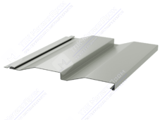 Сайдинг кораб доска 228/255 0,45 ПЭ RAL9002 серо-белый