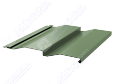 Сайдинг кораб доска 228/255 0,5 ПЭ RAL6021 бледно-зеленый