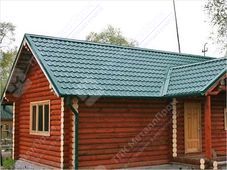 Металлочерепица Монтеррей п/э RAL 6005 (зелёный мох) 0,55 мм