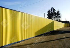 Профнастил С-21 RAL 1018 (цинково-желтый) 0,45 мм