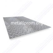 Лист рифленый 8мм x1,5x6м чечевица ст3пс/сп