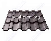 Металлочерепица Андалузия 0,45 мм Шоколад