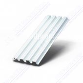 Профнастил Н75 белый 0,9 мм