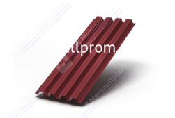 Профнастил коричнево- красный С-44x1000 0,45 мм