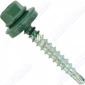 Саморез кровельный зеленый опал RAL 6026 4,8x29 (упаковка) 250 шт