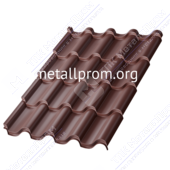 Металлочерепица Монтерроса 0,5 мм Шоколад