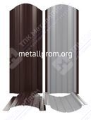 Штакетник металлический полук-ый, ширина 110 мм, порошковая покраска, ДВУХСТОРОННЕЕ покрытие оцинкованного штакетника в любой цвет по каталогу RAL