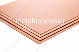 Медный лист М1 6х600х1500 мяг