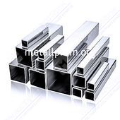 Труба нержавеющая электросварная квадратная AISI 304 08Х18Н10 10x10x1x6000 мм