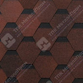 Гибкая черепица Shinglas Оптима (Красный)