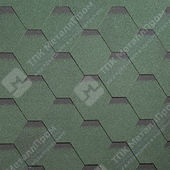 Гибкая черепица Shinglas Кадриль Соната Однослойная (Нефрит)