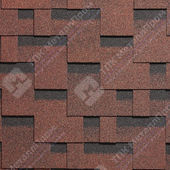 Гибкая черепица Docke Pie Standard Тетрис (Красный)