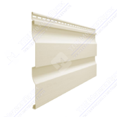 Сайдинг виниловый Docke Premium D4 5D (Корабельный брус, сливки)