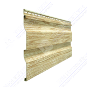 Сайдинг виниловый Docke Lux D4 5D (Корабельный брус, рябина)