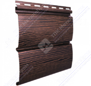 Сайдинг виниловый Ю-Пласт Timberblock (Дуб мореный)