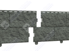 Сайдинг виниловый Ю-Пласт Двойной замок (Стоун-хаус камень изумрудный)