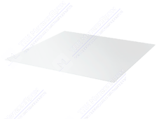 Лист с полимерным покрытием 0,45х1250х3000 мм ПЭ в пленке RAL9003 сигнально-белый