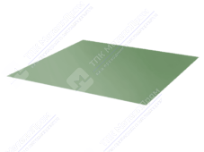 Лист с полимерным покрытием 0,5 мм ПЭ в пленке RAL6021 бледно-зеленый