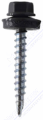 Саморез 4,8 29 KPcZP с прокладкой RAL7024 серый графит