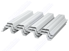 Профнастил полимер Н75 0,7 750/800 ПЭ RAL9003 сигнально-белый