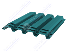 Профнастил полимер Н60 0,45 845/902 ПЭ RAL5021 морская волна