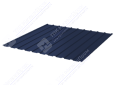 Профнастил полимер С10 0,45 1130/1155 ПЭ RAL5003 сапфирово-синий