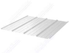 Профнастил полимер С18 0,45 1150/1190 ПЭ RAL9003 сигнально-белый